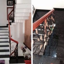 Cầu Thang Đá Xà Cừ Xanh Đen